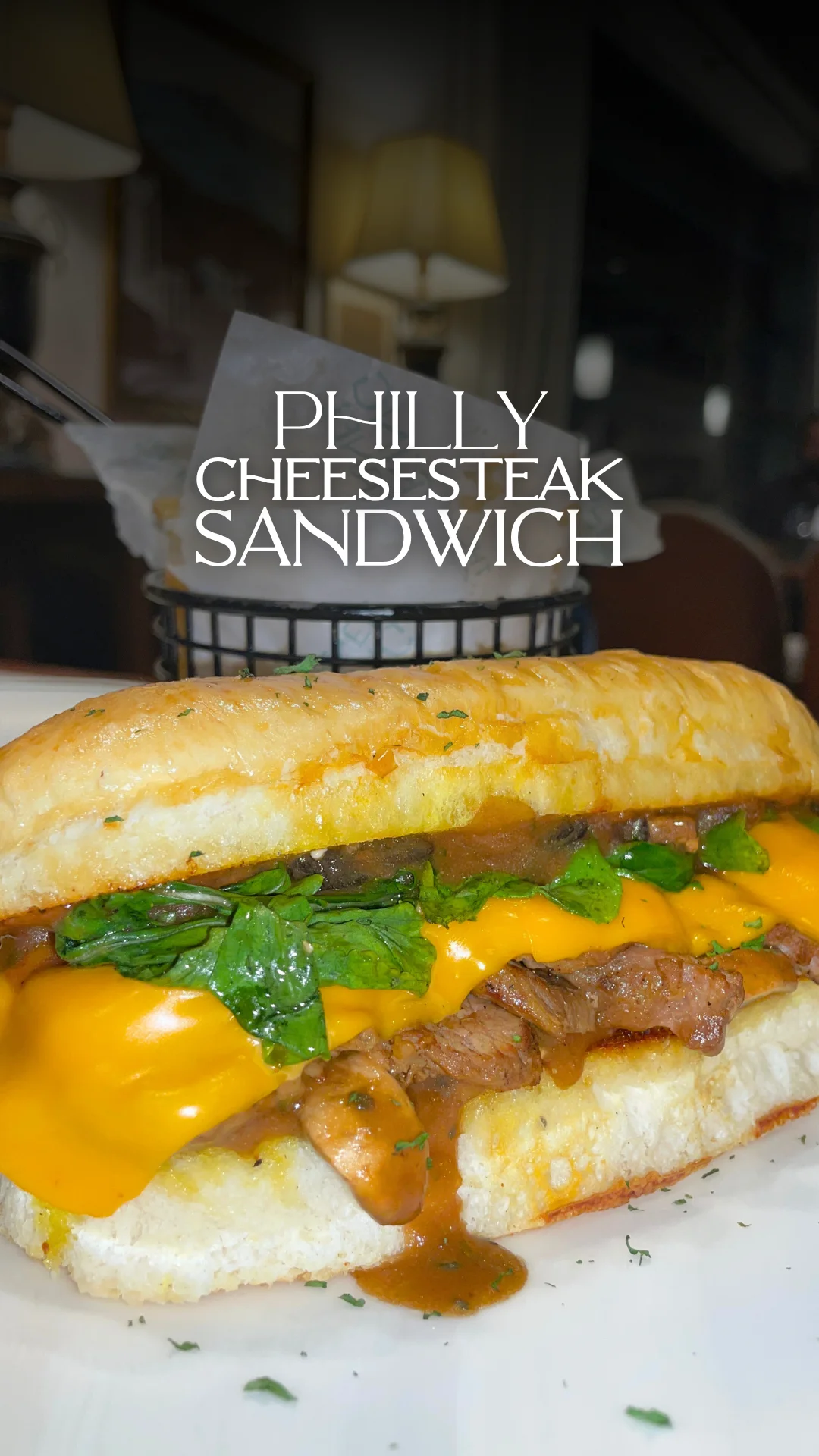 Philly Cheesesteak Sandwich